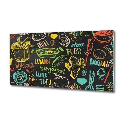 Quadro su vetro Cibo tailandese