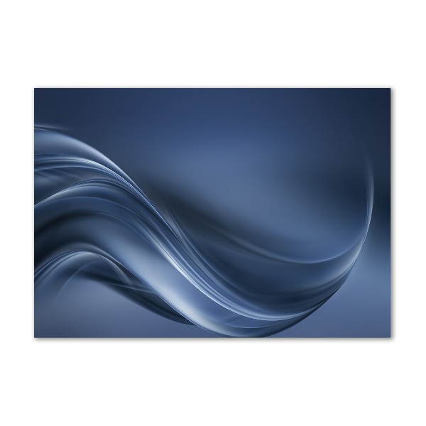 Quadro in verde Onda grigia