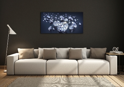 Quadro su vetro Diamanti