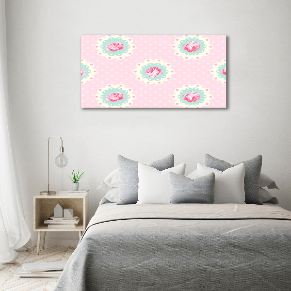 Quadro vetro Rose