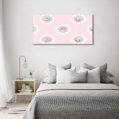 Quadro vetro Rose