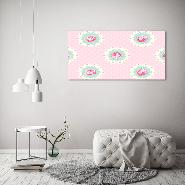 Quadro vetro Rose