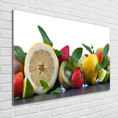 Quadro su vetro Frutta e verdura