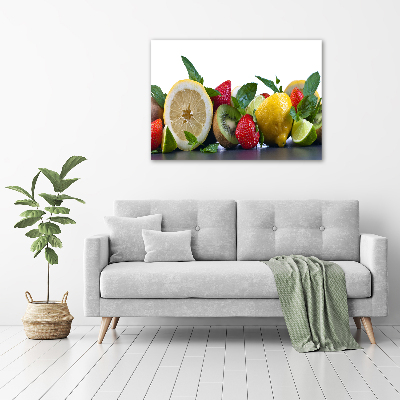 Quadro su vetro Frutta e verdura