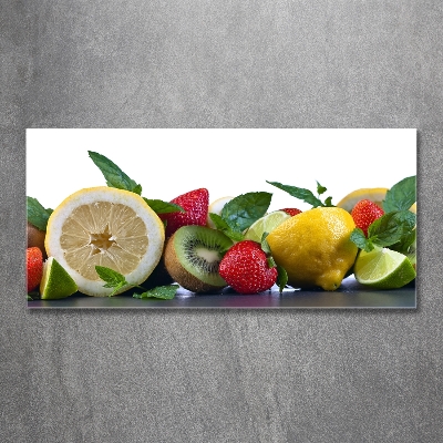 Quadro su vetro Frutta e verdura