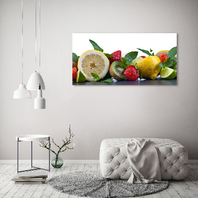 Quadro su vetro Frutta e verdura
