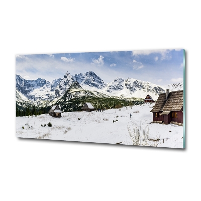 Quadro su vetro Pascoli dei Monti Tatra