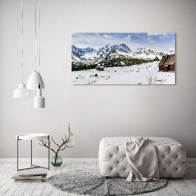 Quadro su vetro Pascoli dei Monti Tatra