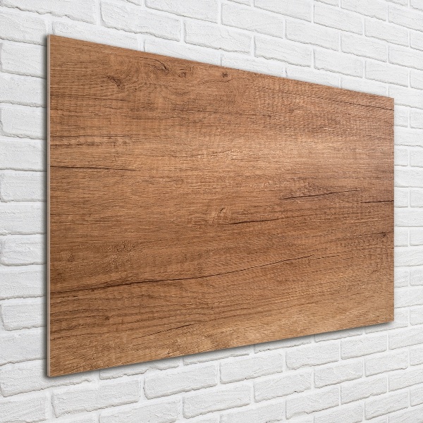 Quadro vetro Sfondo in legno