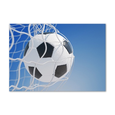 Quadro in verde La palla è in porta