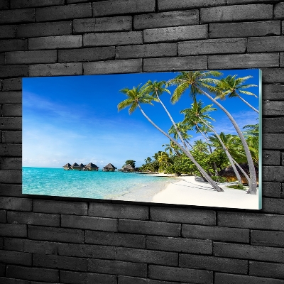 Quadro su vetro Maldive
