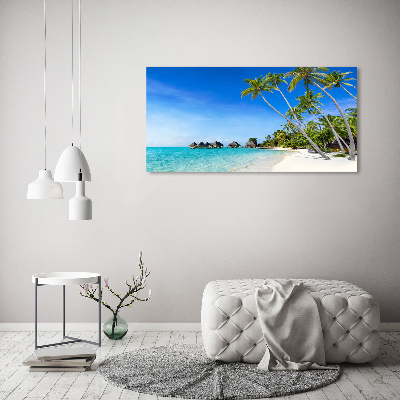 Quadro su vetro Maldive