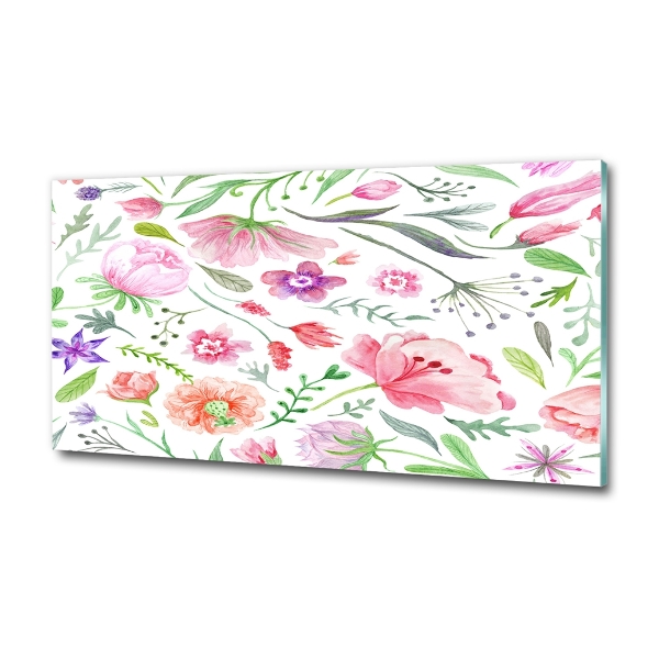 Quadro in verde Motivo floreale