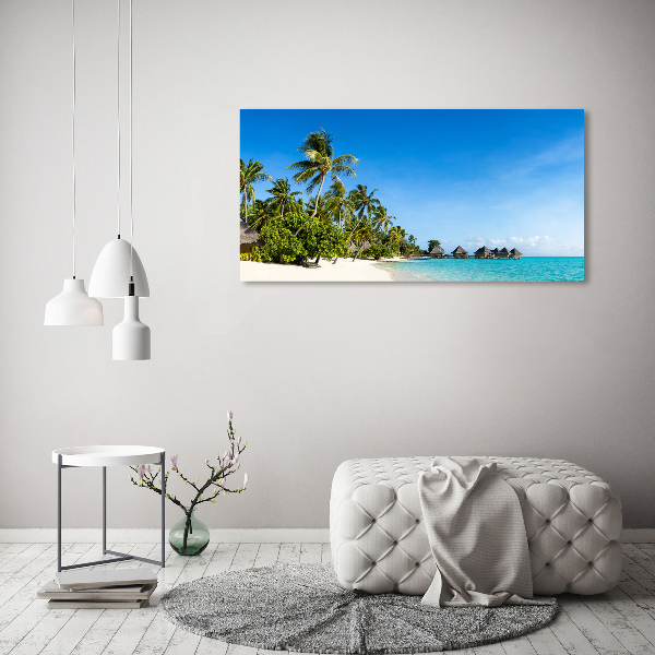 Quadro vetro Spiaggia caraibica