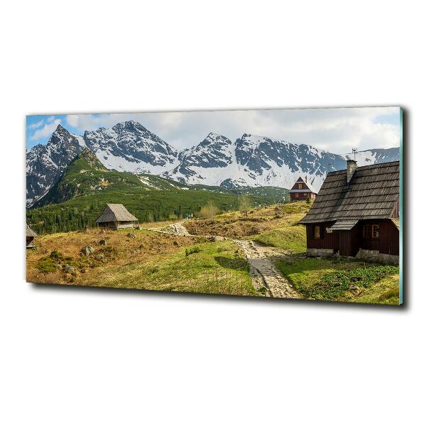 Quadro vetro Pascoli dei Monti Tatra