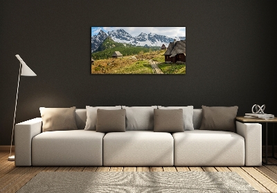 Quadro vetro Pascoli dei Monti Tatra