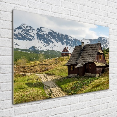 Quadro vetro Pascoli dei Monti Tatra