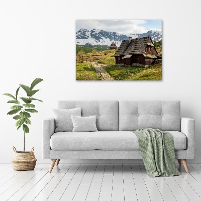 Quadro vetro Pascoli dei Monti Tatra