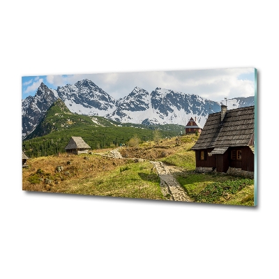 Quadro vetro Pascoli dei Monti Tatra