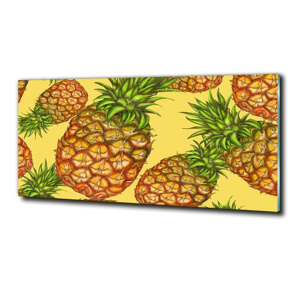 Quadro in vetro Ananas
