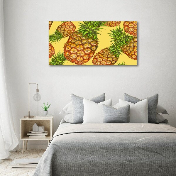 Quadro in vetro Ananas