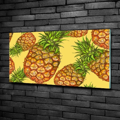 Quadro in vetro Ananas