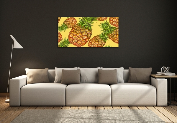 Quadro in vetro Ananas