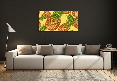 Quadro in vetro Ananas