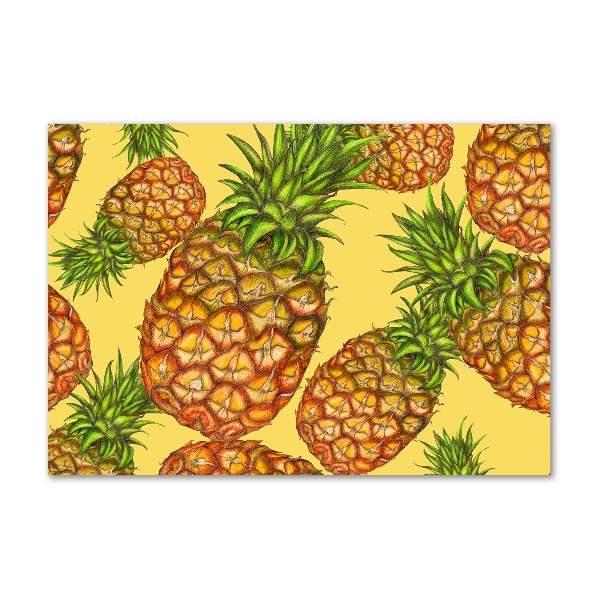 Quadro in vetro Ananas