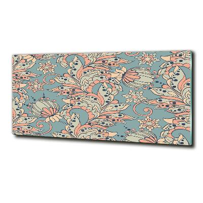 Quadro vetro Fiori etnici