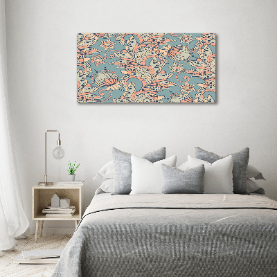 Quadro vetro Fiori etnici