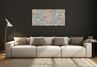 Quadro vetro Fiori etnici