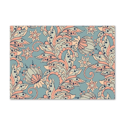 Quadro vetro Fiori etnici