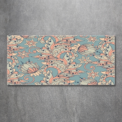 Quadro vetro Fiori etnici