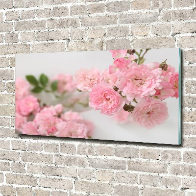 Quadro vetro Rose selvatiche