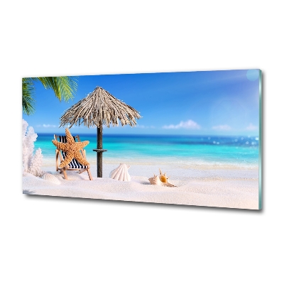 Quadro vetro Vacanze al mare