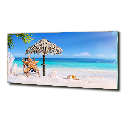 Quadro vetro Vacanze al mare