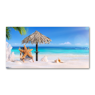 Quadro vetro Vacanze al mare