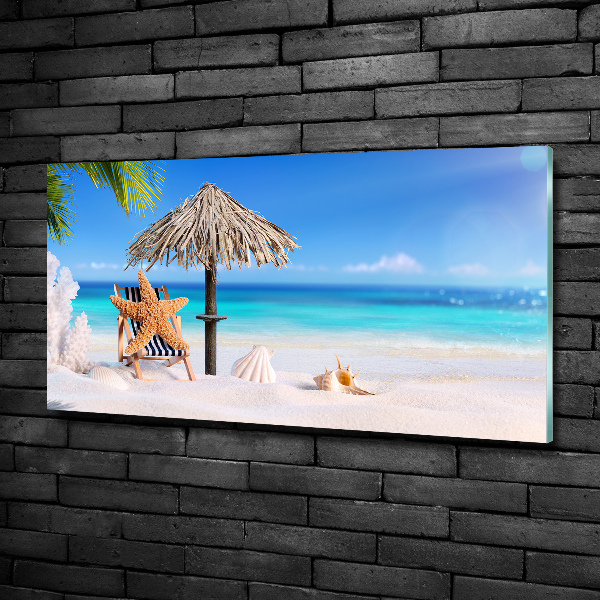 Quadro vetro Vacanze al mare