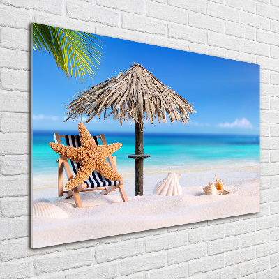 Quadro vetro Vacanze al mare