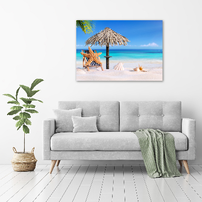 Quadro vetro Vacanze al mare
