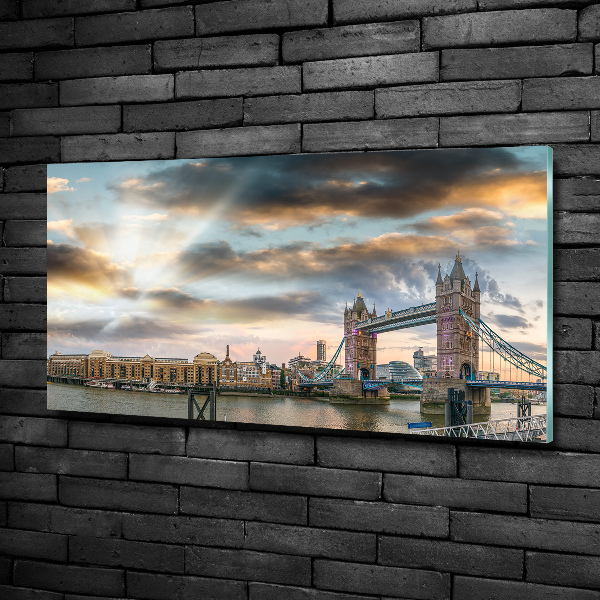 Quadro vetro Tower Bridge di Londra