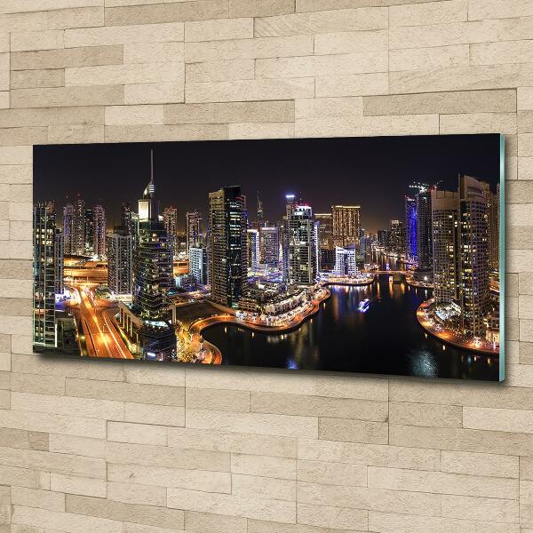 Quadro in vetro Marina di Dubai