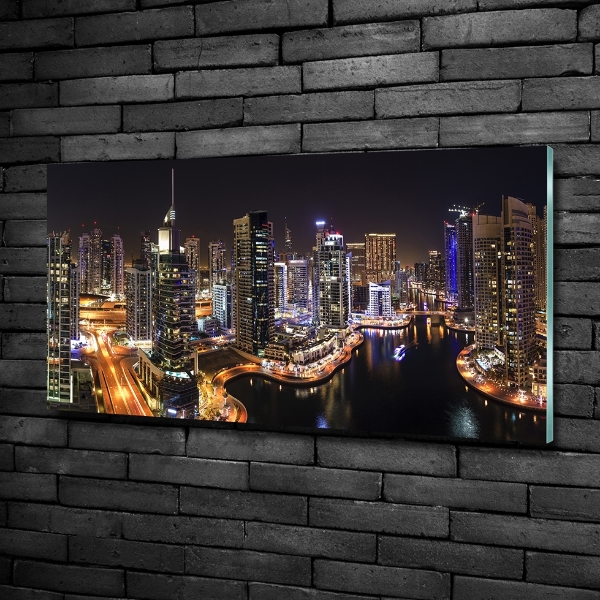 Quadro in vetro Marina di Dubai