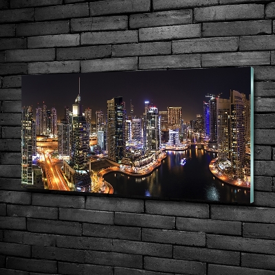 Quadro in vetro Marina di Dubai