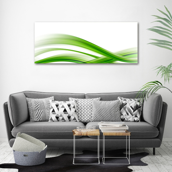 Quadro su vetro Onde astratte