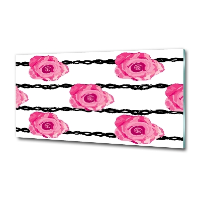 Quadro vetro Rose