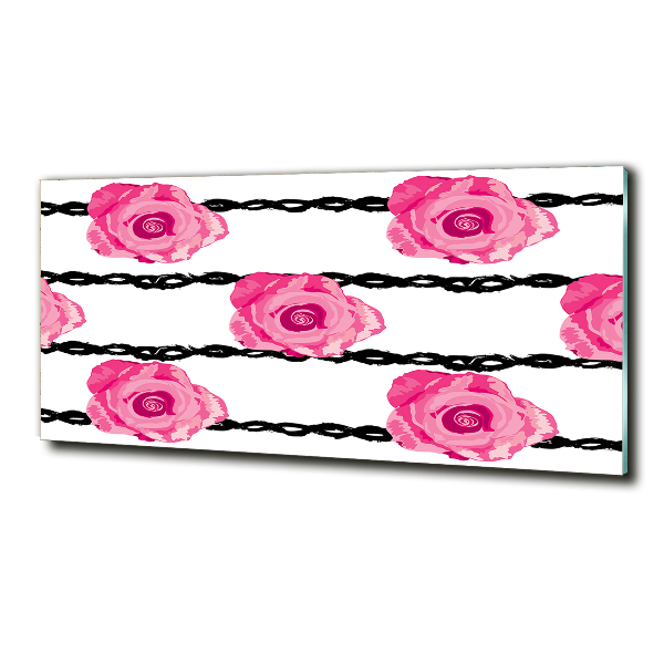 Quadro vetro Rose