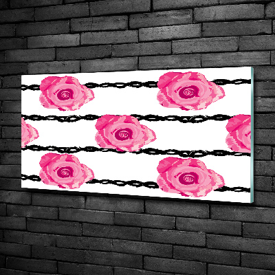 Quadro vetro Rose