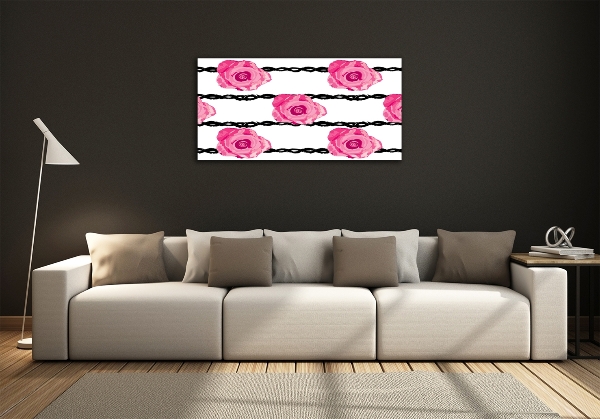 Quadro vetro Rose